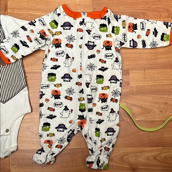 Baby Holiday Pair Thanksgiving Halloween Size 0-3 months - Picture 2 of 3